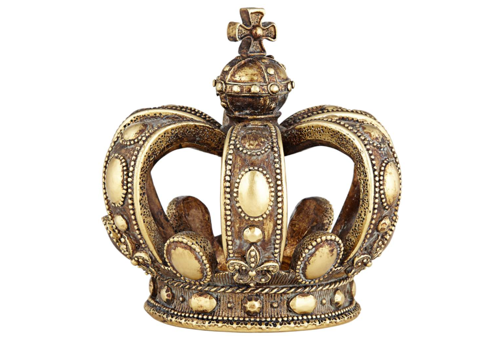 Gold Crown Sculpture