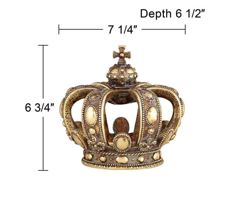 Gold Crown Sculpture