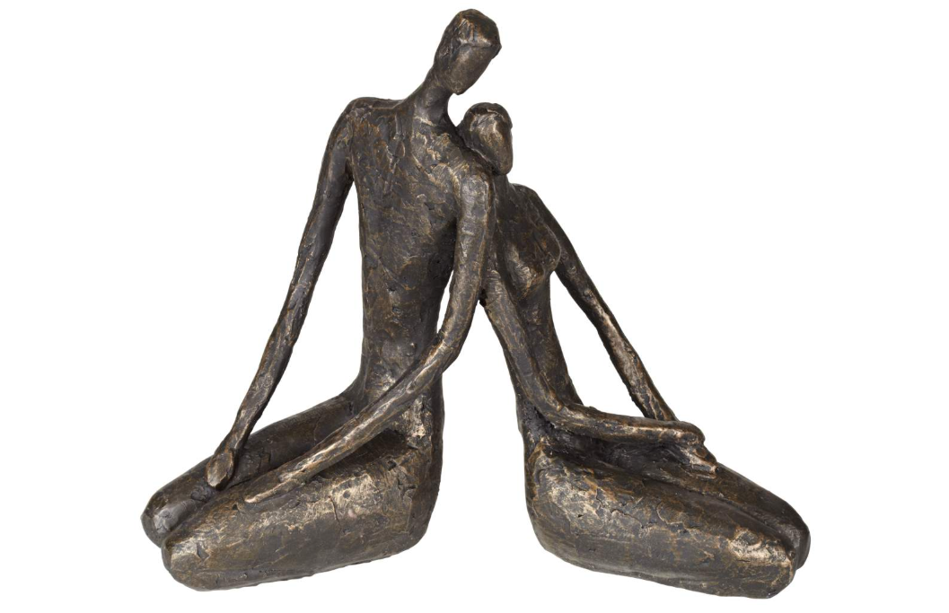 Unified Lovers Bronze Sculpture