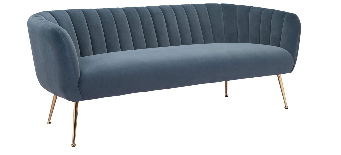 Velvet Modern Sofa